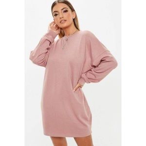 Rose Oversized Sweater Dress 0 NWT
